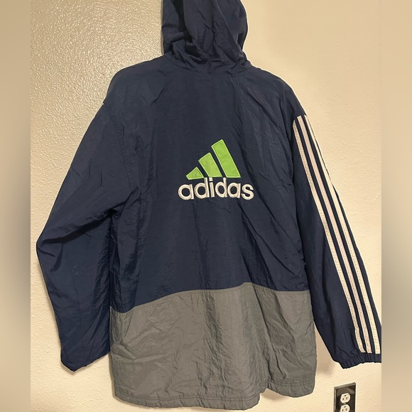 Adidas Jacket/Coat zip up Size XL (missing zipper) - Picture 2 of 4